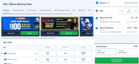 What Are Teaser Bets & Odds in NFL and NBA .
